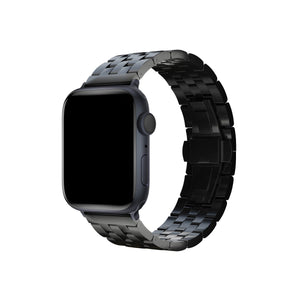 Apple Watch Uyumlu Çelik Steel Loop Kordon Night  bikordon