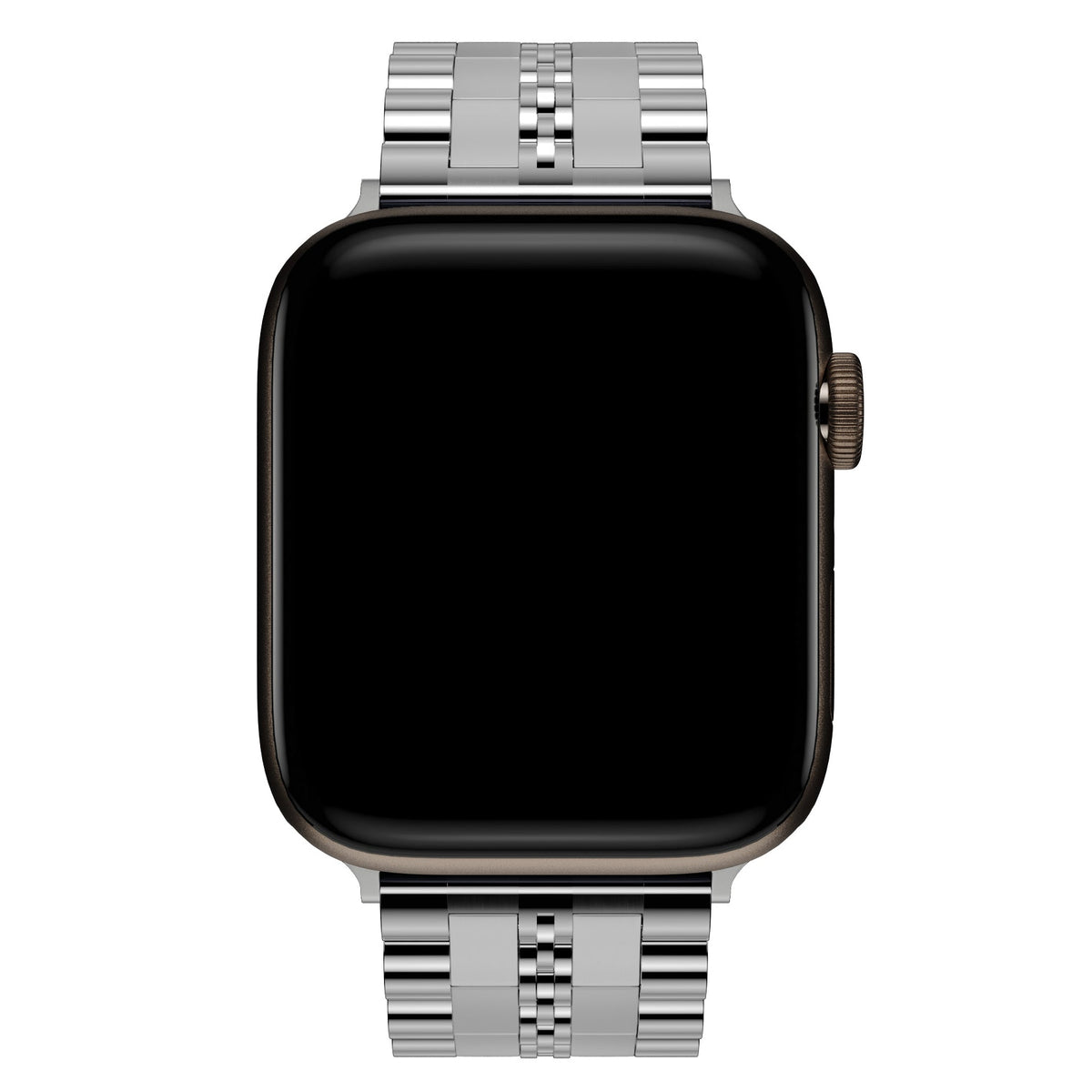 Apple Watch Uyumlu Çelik Steelmaster Loop Kordon Bright Gray  bikordon