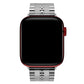 Apple Watch Uyumlu Çelik Steelmaster Loop Kordon Bright Gray  bikordon