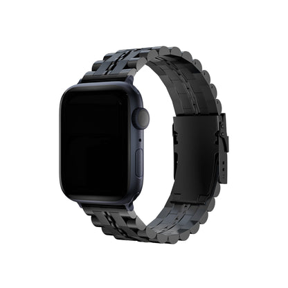 Apple Watch Uyumlu Çelik Steelmaster Loop Kordon Grease  bikordon