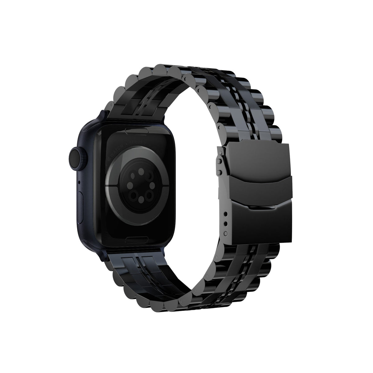 Apple Watch Uyumlu Çelik Steelmaster Loop Kordon Grease  bikordon