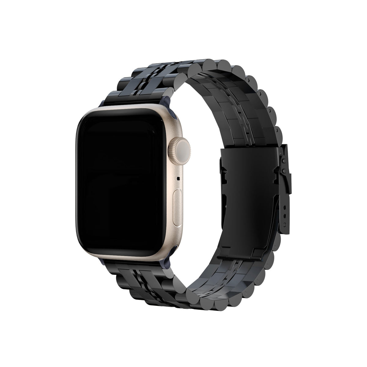 Apple Watch Uyumlu Çelik Steelmaster Loop Kordon Grease  bikordon