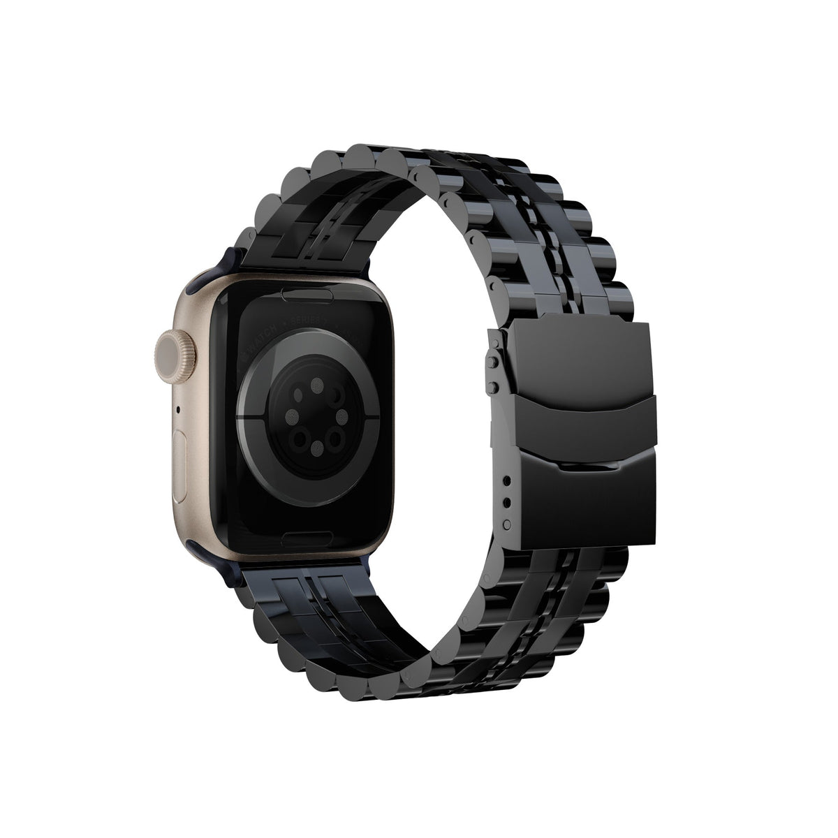 Apple Watch Uyumlu Çelik Steelmaster Loop Kordon Grease  bikordon