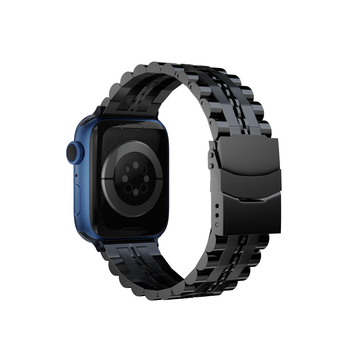 Apple Watch Uyumlu Çelik Steelmaster Loop Kordon Grease  bikordon
