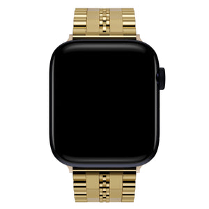 Apple Watch Uyumlu Çelik Steelmaster Loop Kordon Royal Yellow  bikordon