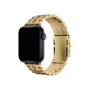 Apple Watch Uyumlu Çelik Steelmaster Loop Kordon Royal Yellow  bikordon