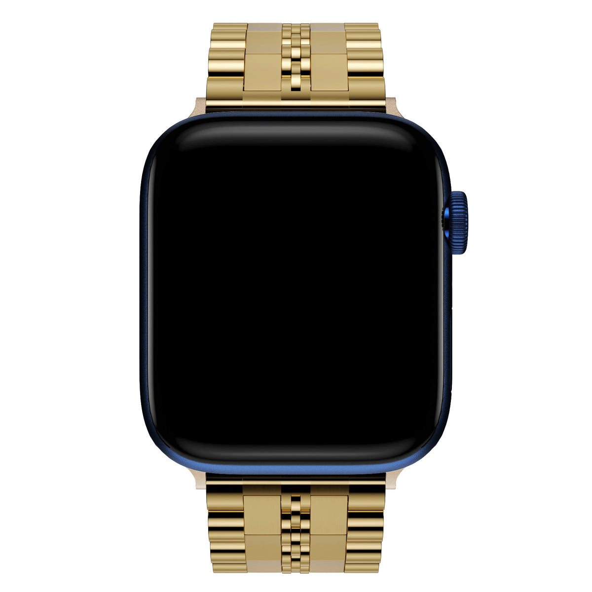Apple Watch Uyumlu Çelik Steelmaster Loop Kordon Royal Yellow  bikordon