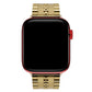 Apple Watch Uyumlu Çelik Steelmaster Loop Kordon Royal Yellow  bikordon