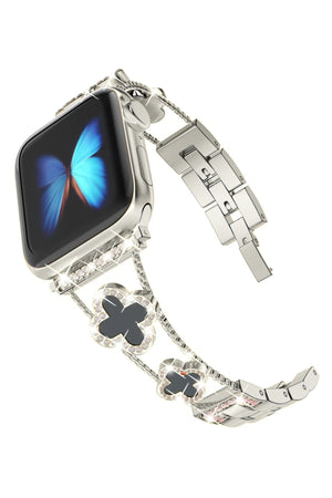 Apple Watch Uyumlu Clovella Metal Kordon Argonoir bikordon