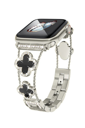 Apple Watch Uyumlu Clovella Metal Kordon Argonoir bikordon