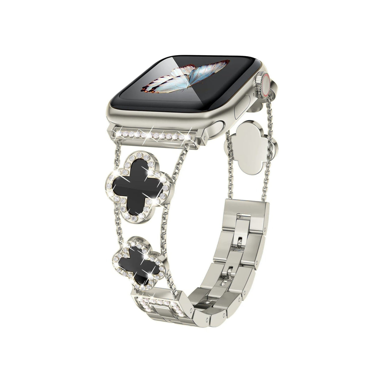 Apple Watch Uyumlu Clovella Metal Kordon Argonoir bikordon