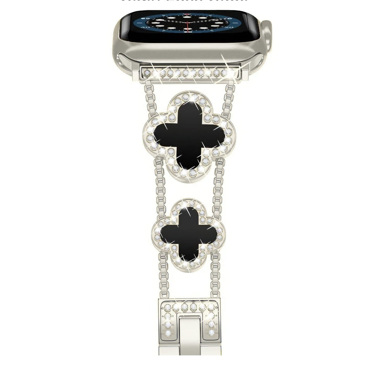 Apple Watch Uyumlu Clovella Metal Kordon Argonoir bikordon
