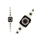 Apple Watch Uyumlu Clovella Metal Kordon Argonoir bikordon