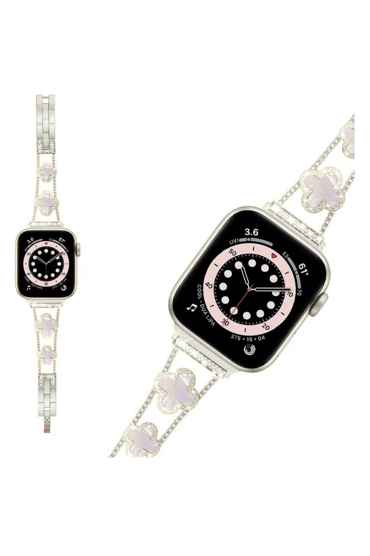 Apple Watch Uyumlu Clovella Metal Kordon Aurina bikordon
