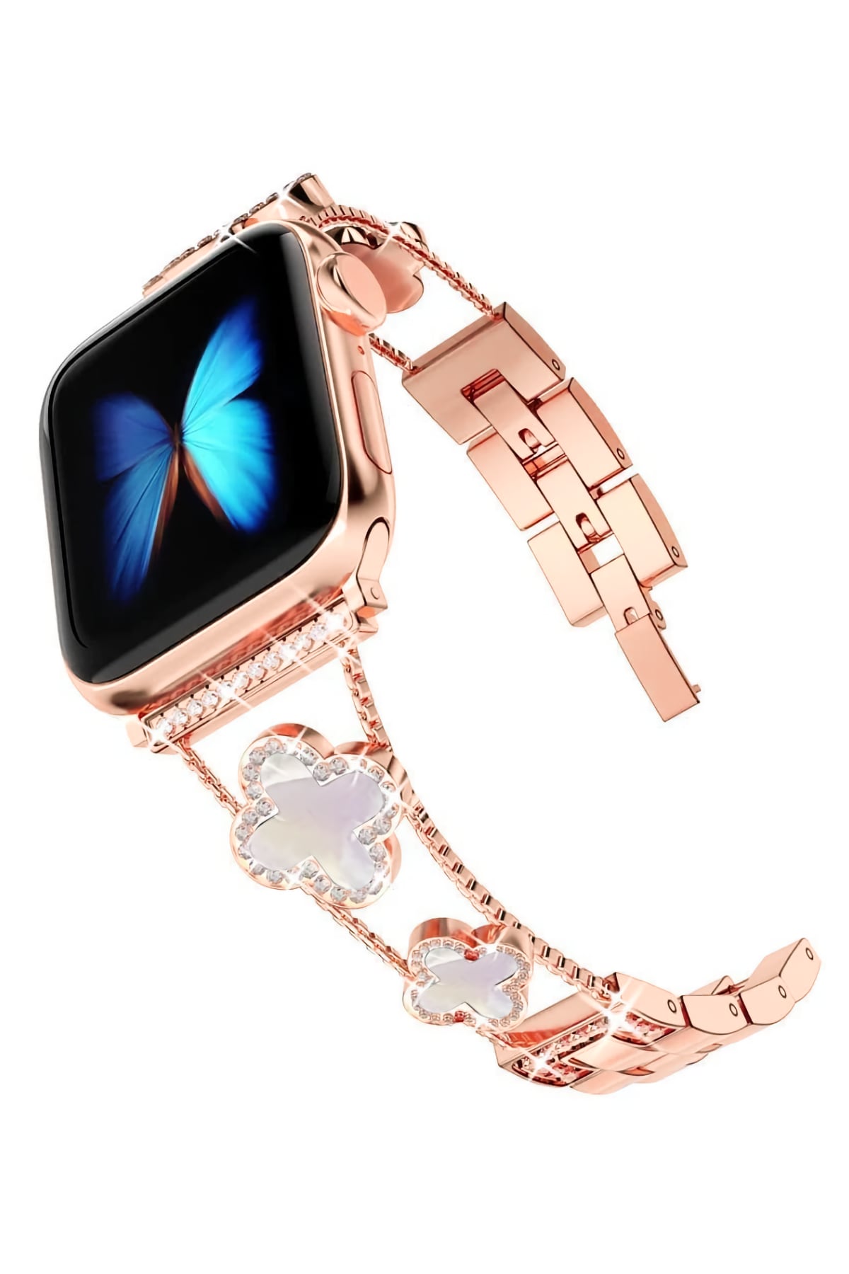 Apple Watch Uyumlu Clovella Metal Kordon Bellrosa bikordon