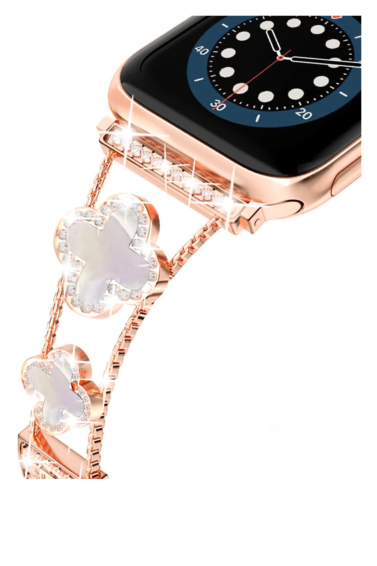 Apple Watch Uyumlu Clovella Metal Kordon Bellrosa bikordon