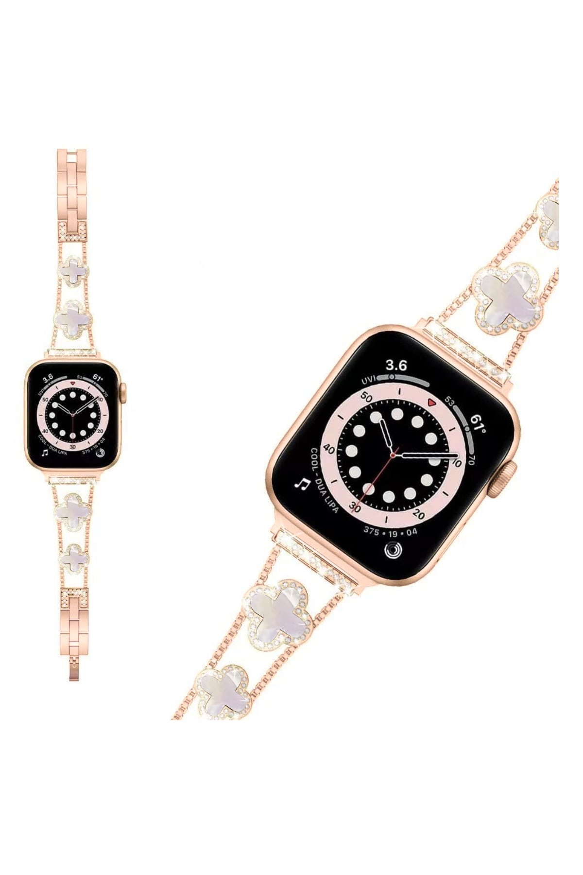 Apple Watch Uyumlu Clovella Metal Kordon Bellrosa bikordon