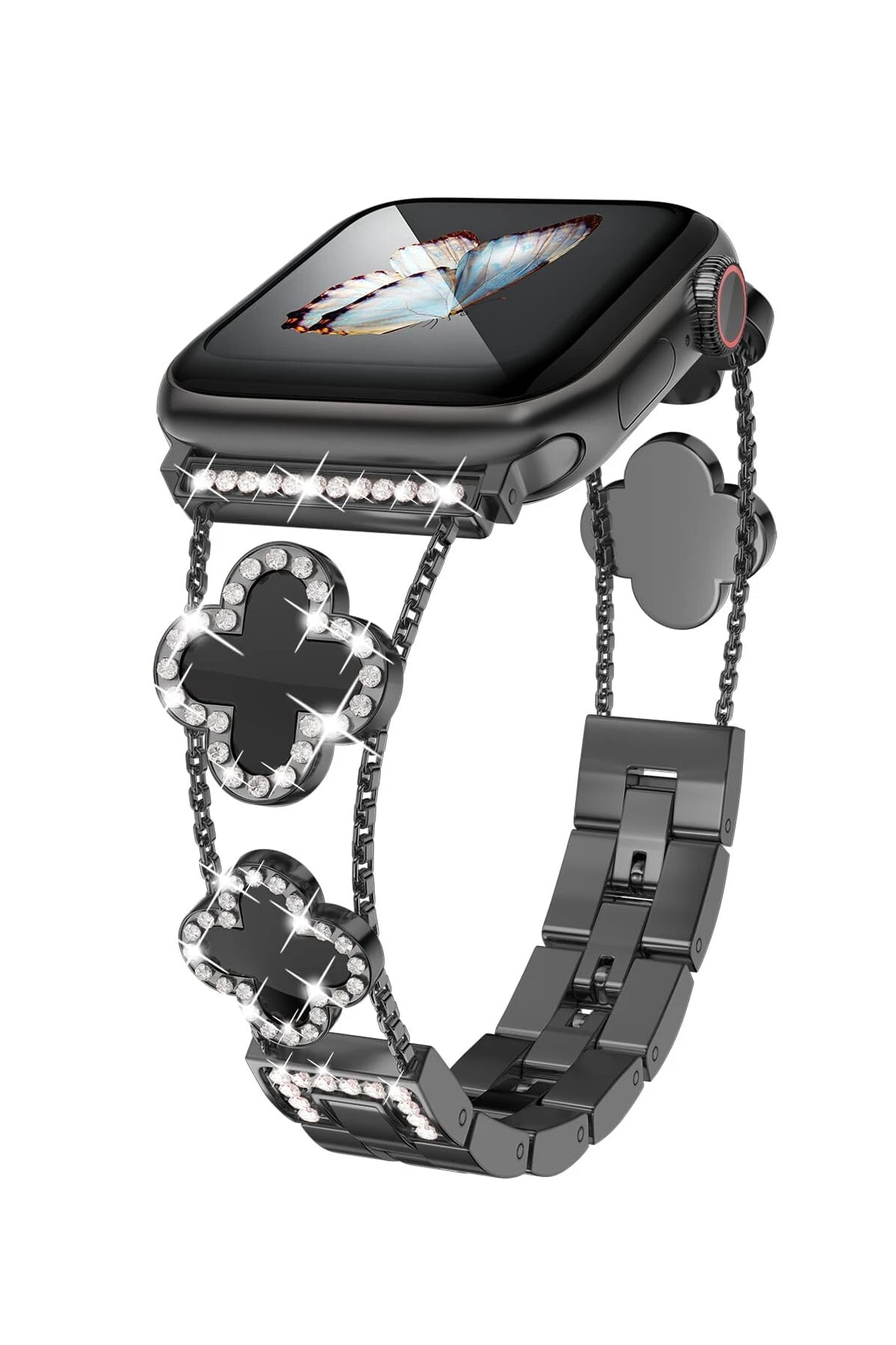 Apple Watch Uyumlu Clovella Metal Kordon Blacklux bikordon