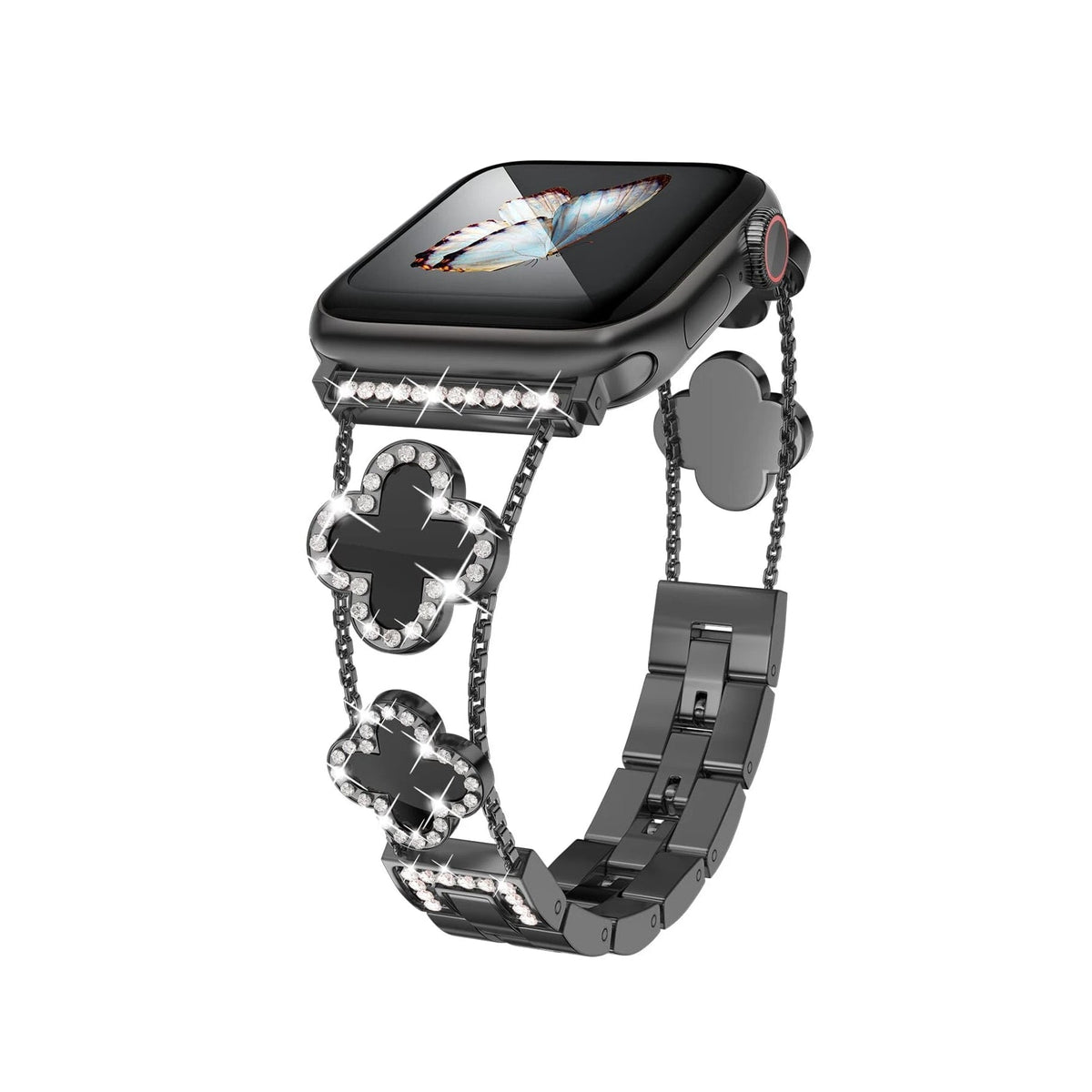 Apple Watch Uyumlu Clovella Metal Kordon Blacklux bikordon