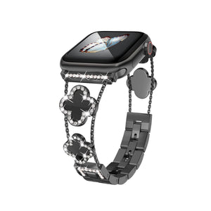 Apple Watch Uyumlu Clovella Metal Kordon Blacklux bikordon