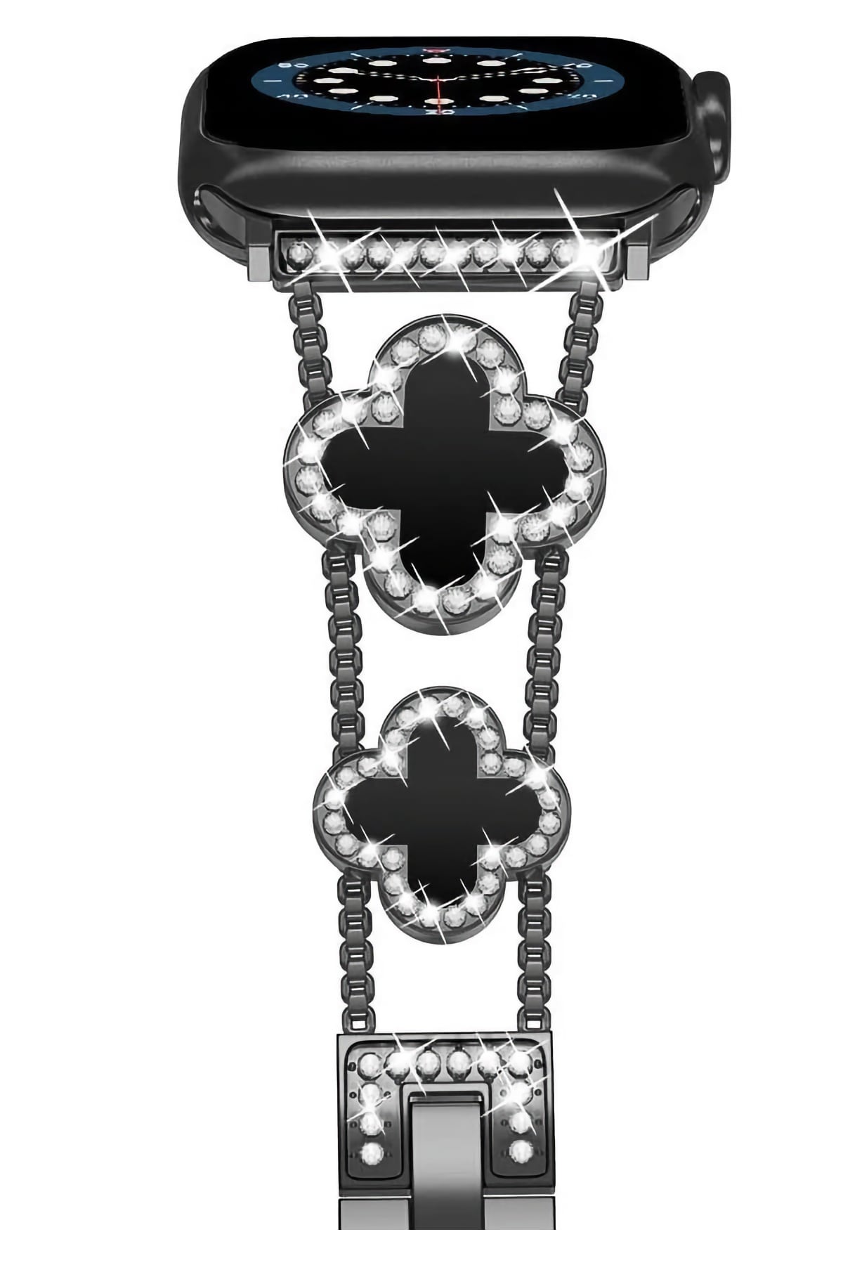 Apple Watch Uyumlu Clovella Metal Kordon Blacklux bikordon