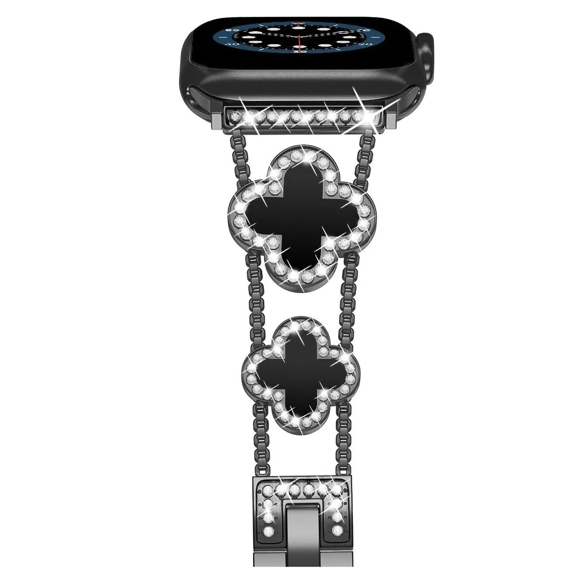 Apple Watch Uyumlu Clovella Metal Kordon Blacklux bikordon