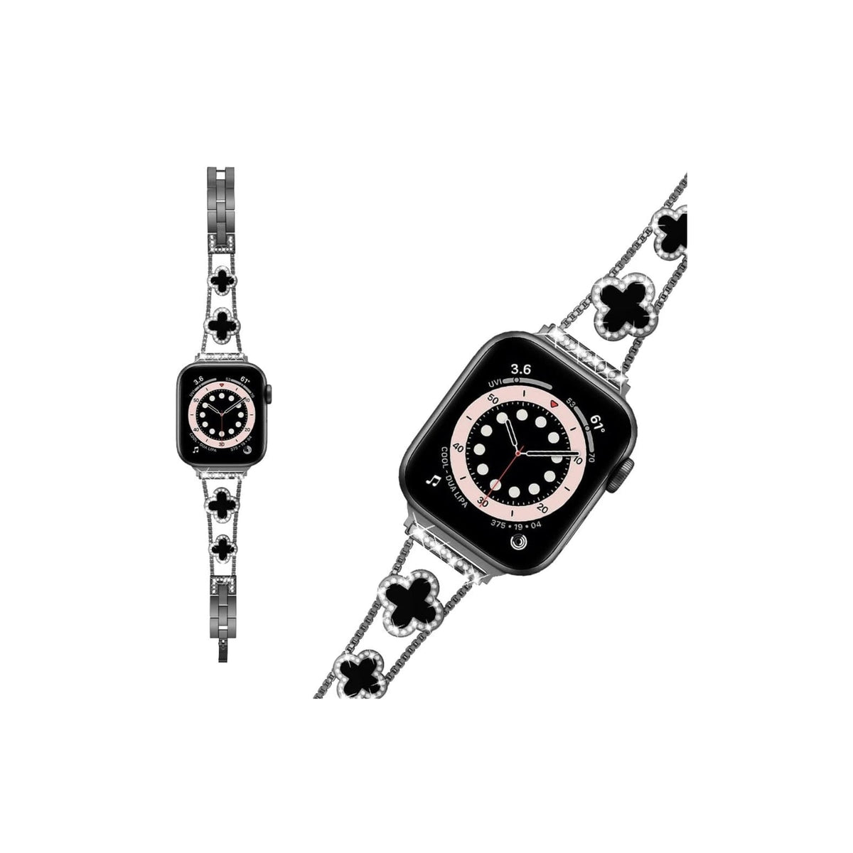 Apple Watch Uyumlu Clovella Metal Kordon Blacklux bikordon