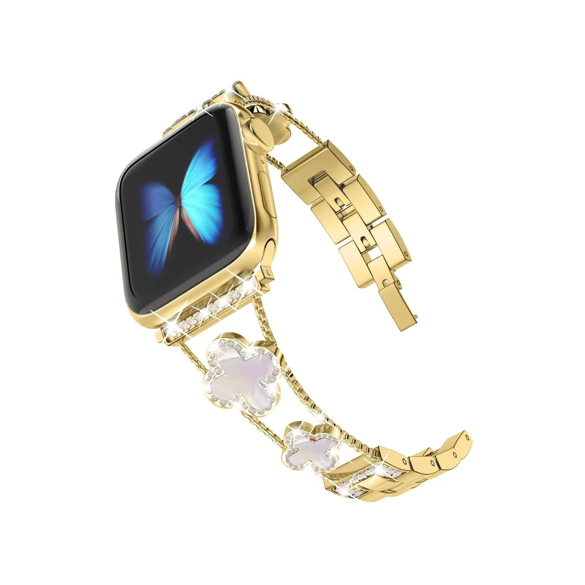 Apple Watch Uyumlu Clovella Metal Kordon Goldessa bikordon