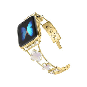 Apple Watch Uyumlu Clovella Metal Kordon Goldessa bikordon