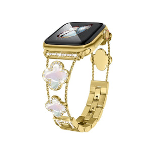 Apple Watch Uyumlu Clovella Metal Kordon Goldessa bikordon