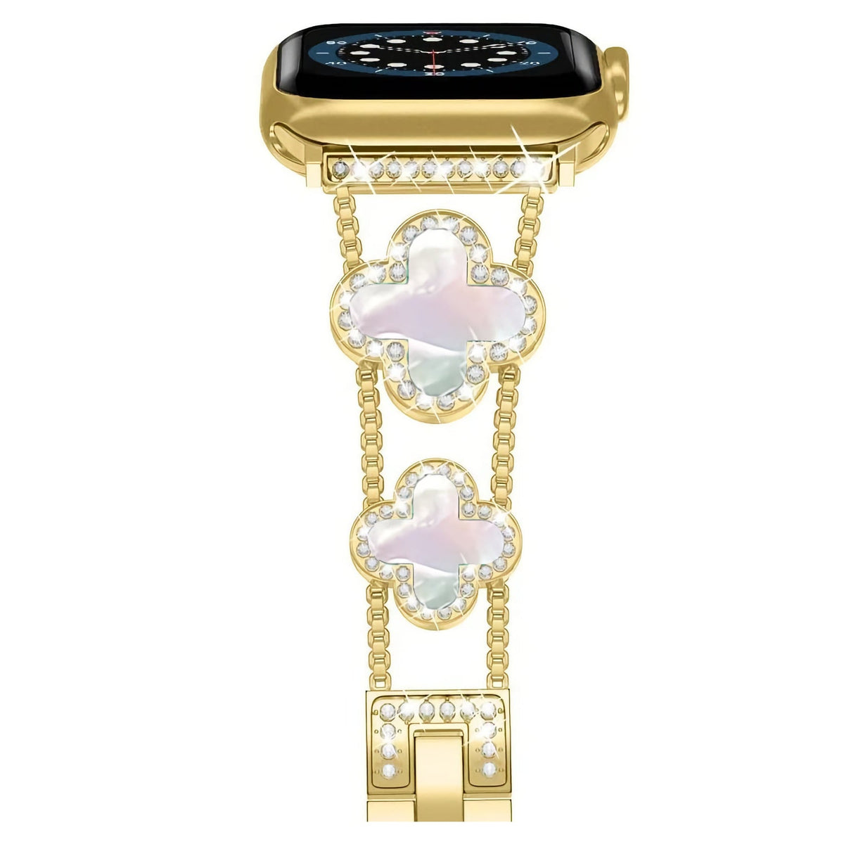 Apple Watch Uyumlu Clovella Metal Kordon Goldessa bikordon