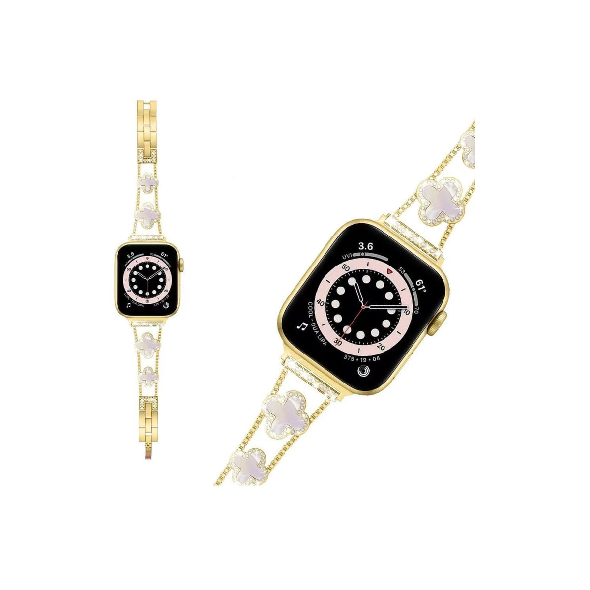 Apple Watch Uyumlu Clovella Metal Kordon Goldessa bikordon