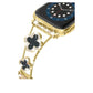 Apple Watch Uyumlu Clovella Metal Kordon Noir Gold bikordon