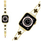 Apple Watch Uyumlu Clovella Metal Kordon Noir Gold bikordon