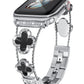 Apple Watch Uyumlu Clovella Metal Kordon Onyxa bikordon