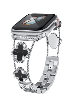 Apple Watch Uyumlu Clovella Metal Kordon Onyxa bikordon