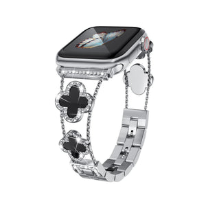 Apple Watch Uyumlu Clovella Metal Kordon Onyxa bikordon