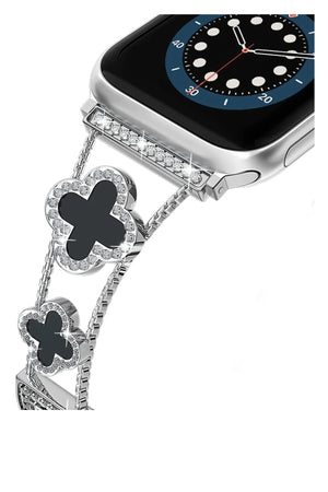Apple Watch Uyumlu Clovella Metal Kordon Onyxa bikordon