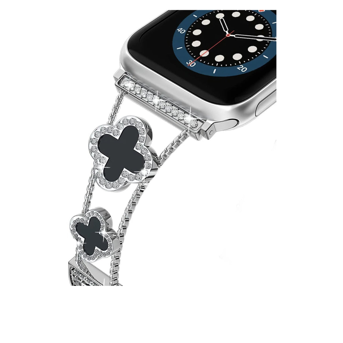 Apple Watch Uyumlu Clovella Metal Kordon Onyxa bikordon