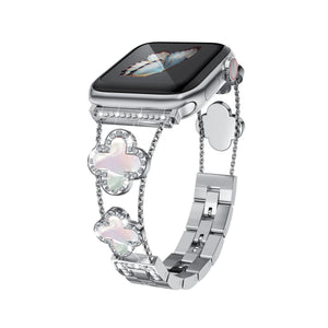 Apple Watch Uyumlu Clovella Metal Kordon Perlina bikordon
