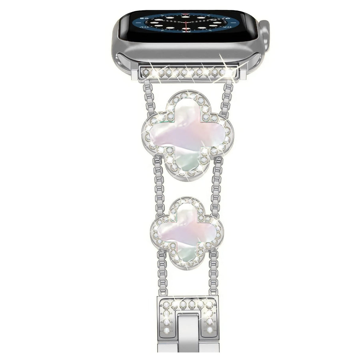 Apple Watch Uyumlu Clovella Metal Kordon Perlina bikordon