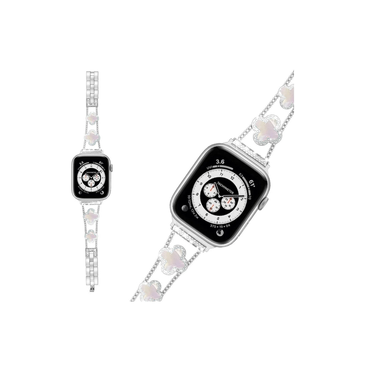 Apple Watch Uyumlu Clovella Metal Kordon Perlina bikordon