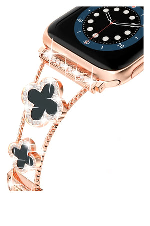 Apple Watch Uyumlu Clovella Metal Kordon Pink Eclipse bikordon