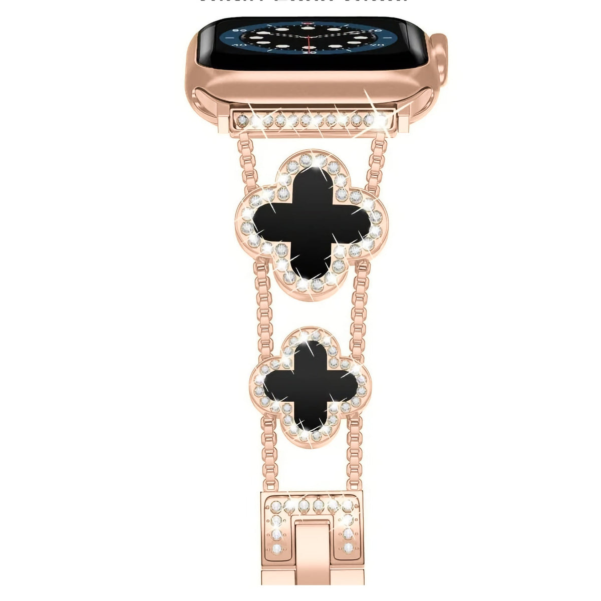 Apple Watch Uyumlu Clovella Metal Kordon Pink Eclipse bikordon