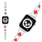 Apple Watch Uyumlu Clovella Metal Kordon Rubina bikordon