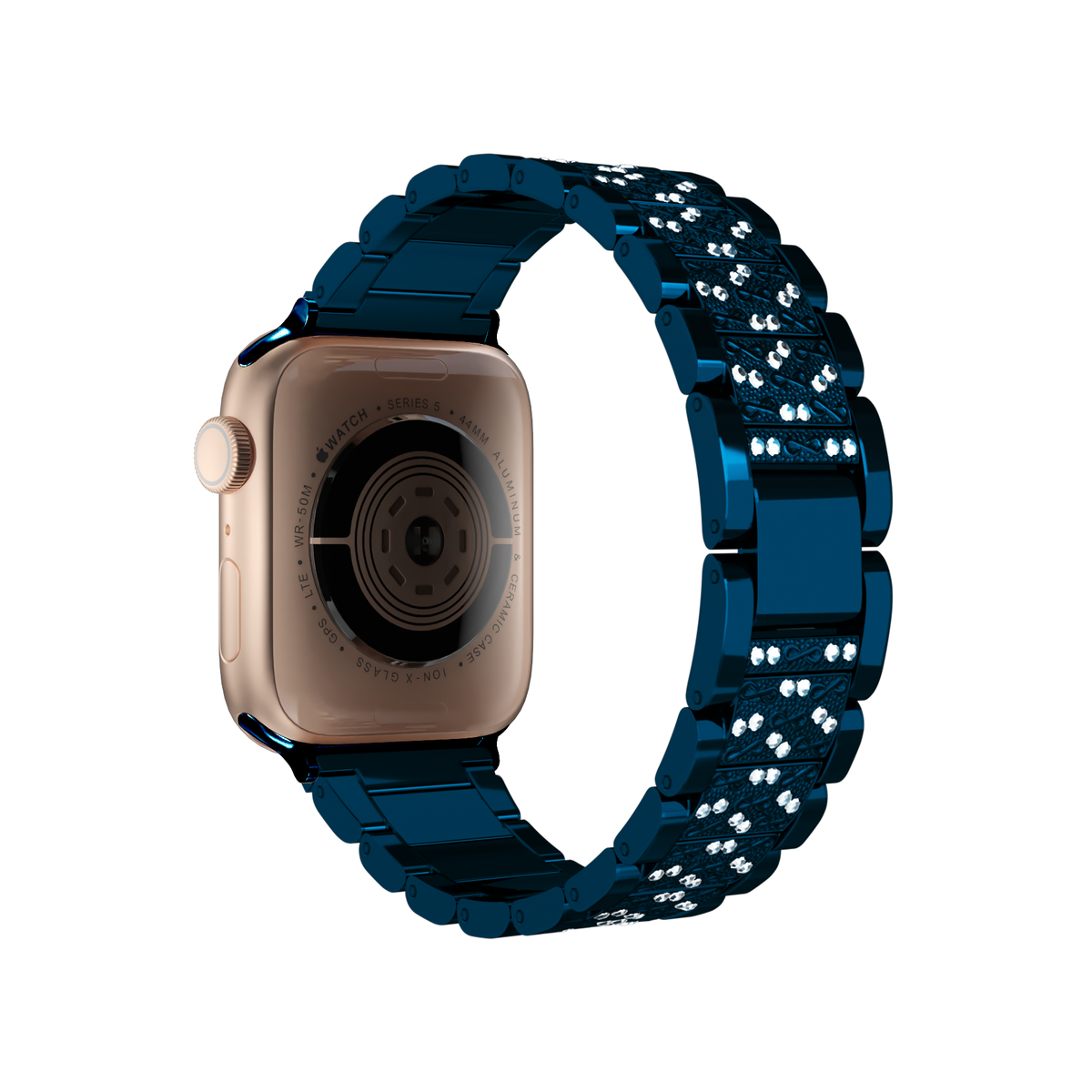 Apple Watch Uyumlu Crystal Loop Çelik Kordon Doris  bikordon