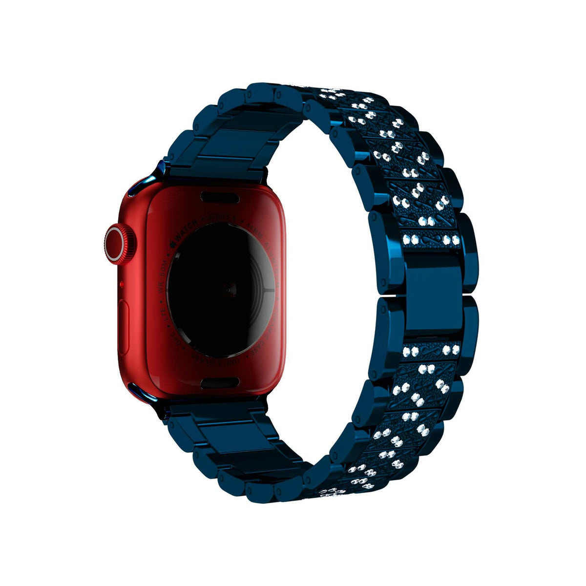 Apple Watch Uyumlu Crystal Loop Çelik Kordon Doris  bikordon