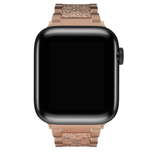 Apple Watch Uyumlu Crystal Loop Çelik Kordon Girlsnberry  bikordon