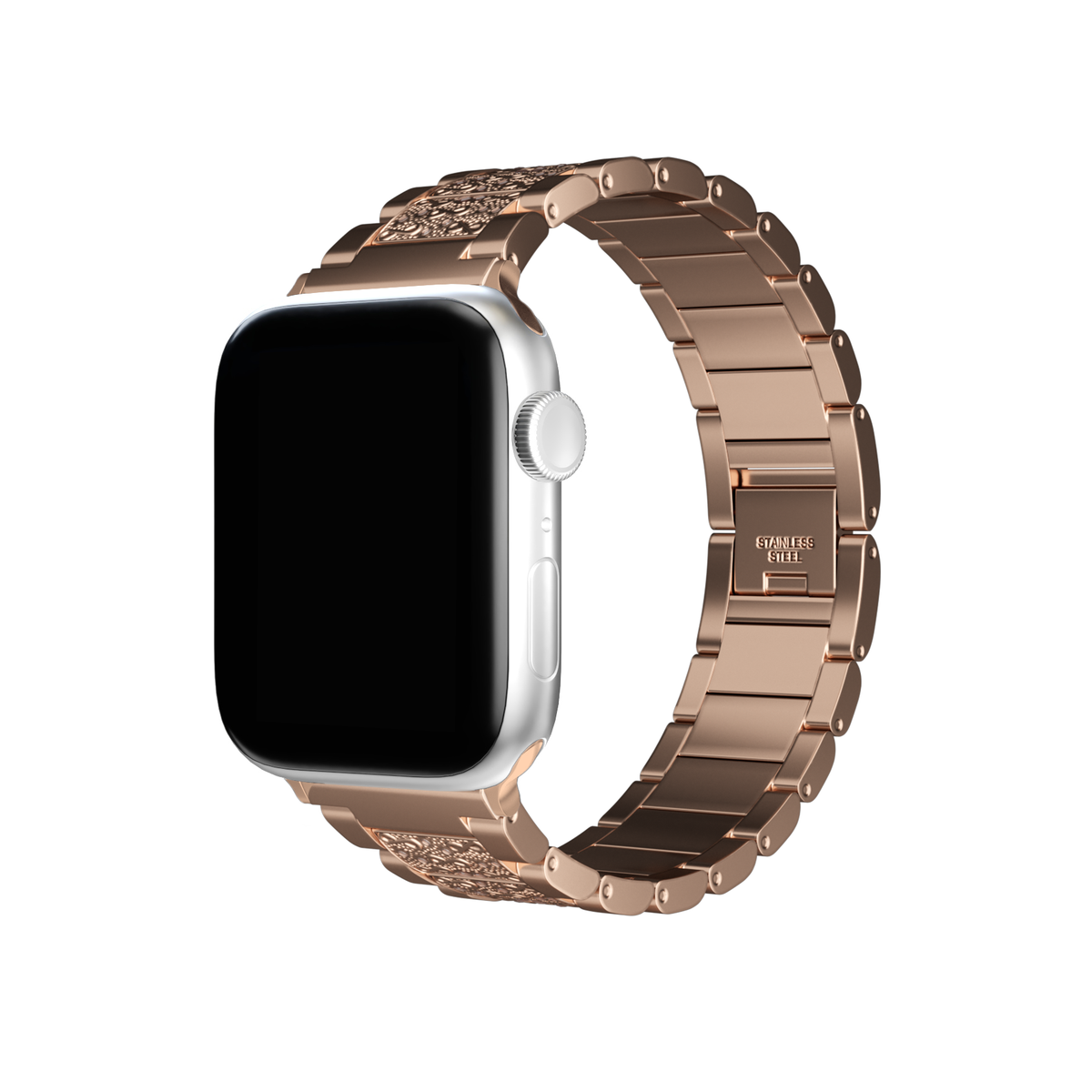 Apple Watch Uyumlu Crystal Loop Çelik Kordon Girlsnberry  bikordon