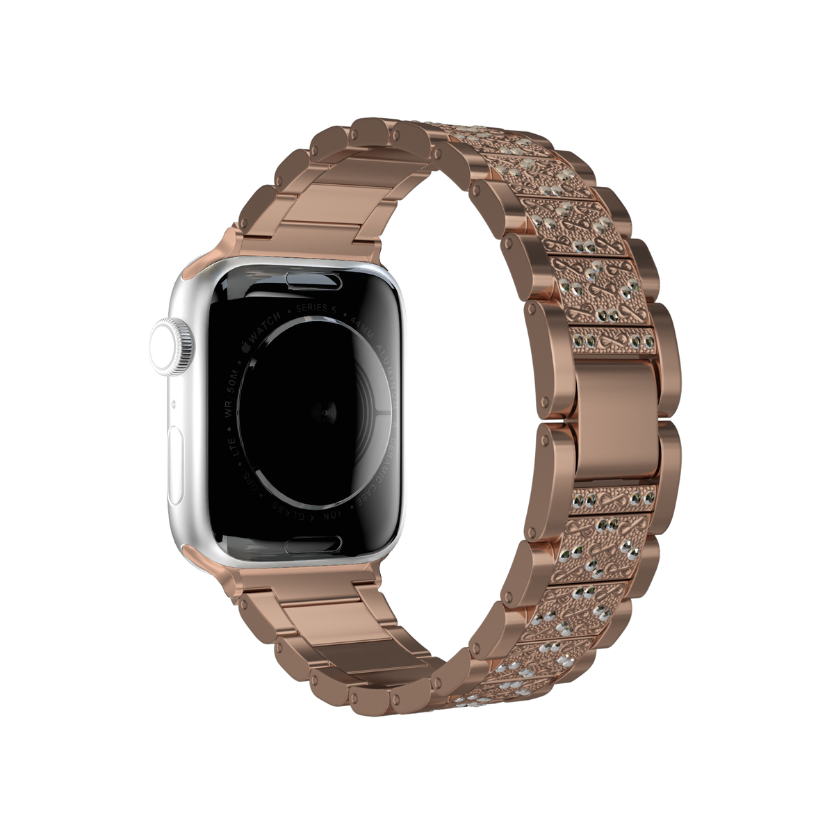 Apple Watch Uyumlu Crystal Loop Çelik Kordon Girlsnberry  bikordon